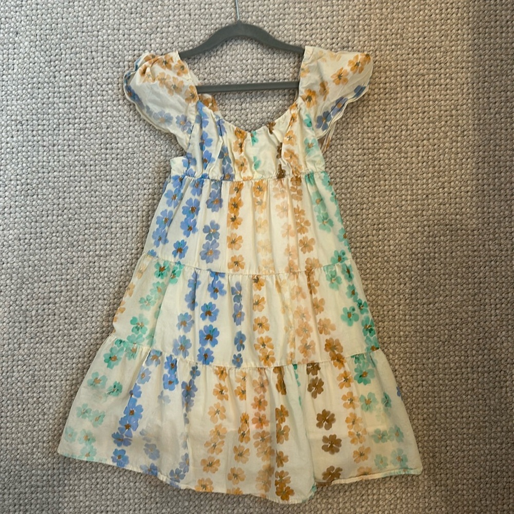 ZARA Kids | Sea Green | FLORAL DRESS